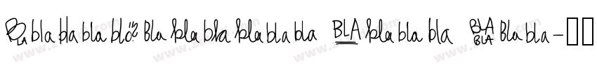 Knucklehead Deco Bla字体转换